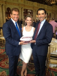 Joe Theismann with Shannon Del Prado and Skip Pita 1