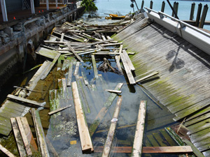 Shuckers' Deck Collapse