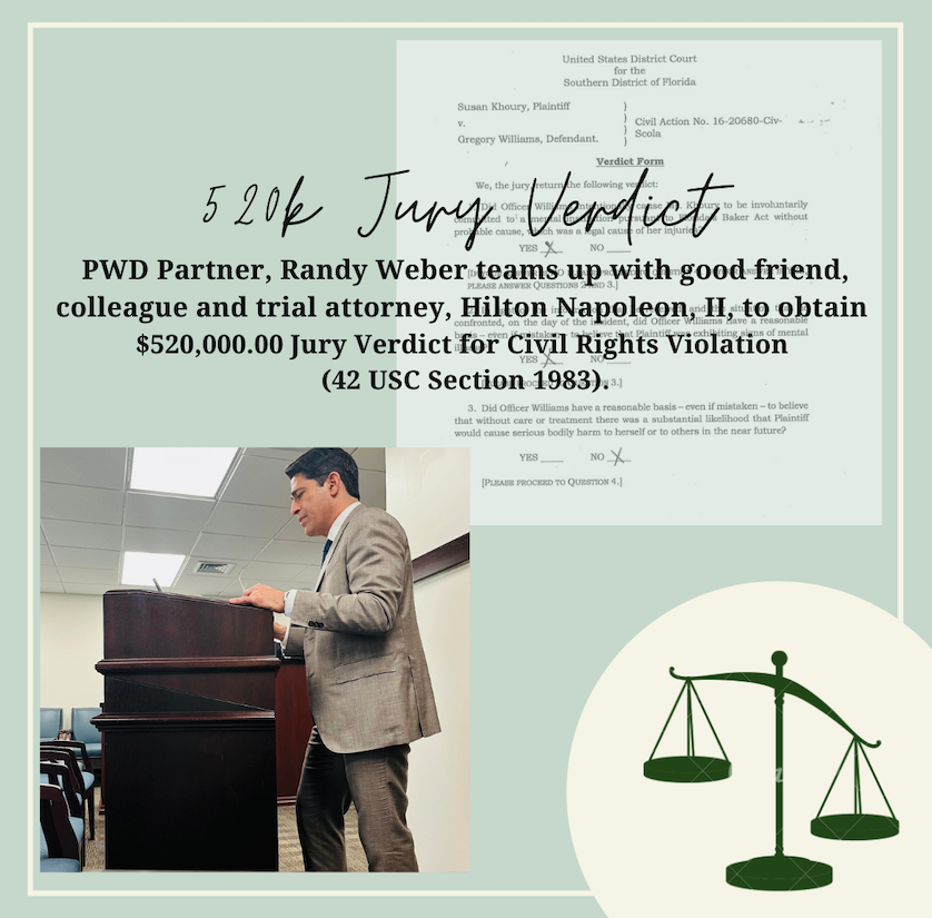 PWD Partner, Randy Weber teams up with good friend, colleague and trial ...